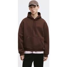 H&M Herre Tøj H&M Herre Loose Fit Hoodie - Brun