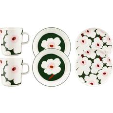 Marimekko Unikko Illallissarja 6 Kpl Vihreä