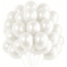 Shein Pearl White Latex Balloons 5 Inch 10 Inch 12 Inch 18 Inch
