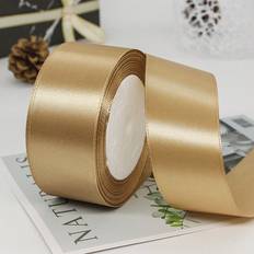 Valentines Day Wrapping Paper & Gift Wrapping Supplies Shein Champagne 4cm Wide Satin Ribbon