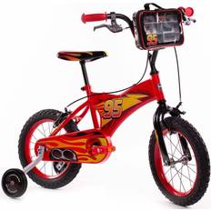 24" Barncyklar på rea Huffy Cars Lyx Unisex Baby Cykel 14 Tum Röd Barncykel