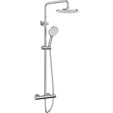 Rainsworth Duschsystem Med Termostat Krom 25 cm