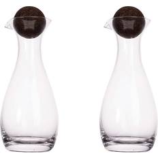 Blanc Distributeurs d'Huile et de Vinaigre Sagaform Bouteille à Huile avec Boule en Liège 35 cl Distributeur d'Huile et de Vinaigre 2pcs