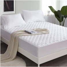 Costway Heated Electric Pad King Size Mattress Cover White (203.2x)