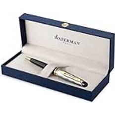Waterman Expert Kulspetspenna Metall och Svart Lack