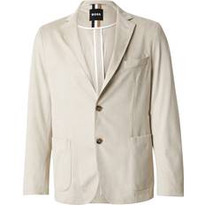 Beige - Herren Jacketts BOSS Sakko Mit Aufgesetzten Taschen Modell Hanry - Creme