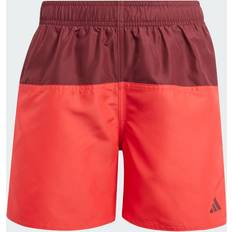 Red Swimwear adidas Colorblock Swim Shorts 4.5 Inch - Shadow Red/Semi Lucid Red