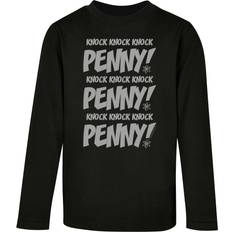 Jersey Hemden Absolute Cult Big Bang Theory Knock Penny Shirt - Schwarz