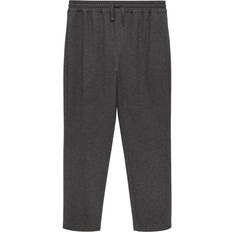 Flannel Clothing Mango Flannel Drawstring Joggers - Charcoal