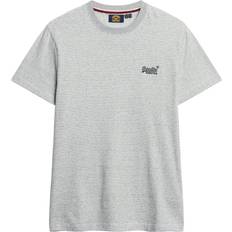 Superdry Kläder Superdry Essential Logo EMB Tee - Light Grey Grindle Feeder