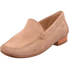 Damen - Nubukleder Halbschuhe Sioux Campina - Beige