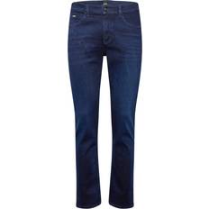 Beige - Men Jeans Boss Black Slim Leg Jeans - Dark Blue