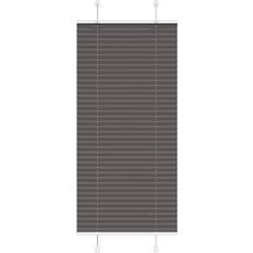 vidaXL Plisserad Persienn Svart 65 x 100 cm