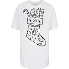 Sokken Merchcode Christmas Socks T-Shirt - Schwarz/Weiß