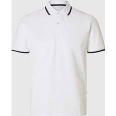 Selected Homme Polotrøjer Selected Homme Slhatlas Polo - Hvid