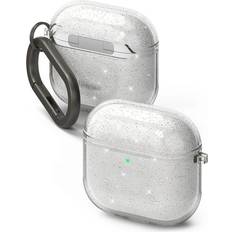 Transparent Tillbehör för hörlurar Ringke AirPods 4 Air Skal Glitter Clear