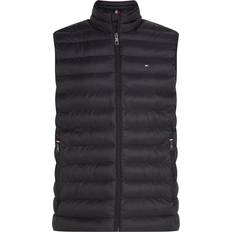 Tommy Hilfiger Recycled Fabric Vests Tommy Hilfiger Quilted Gilet Doudoune Sans Manches - Noir