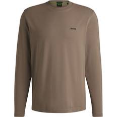 BOSS Long Sleeve Mit Label-Print - Beige