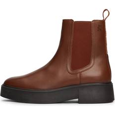 Tommy Hilfiger Støvler Tommy Hilfiger Leather Logo Tape Chelsea Boots