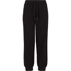 EA7 Dam Byxor & Shorts EA7 Ekologisk Bomull Jogger Byxor - Svart