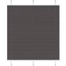 Gardiner & Tilbehør vidaXL Plisségardin Sort 115x150 cm Polyester