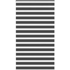 Gardiner & Tilbehør vidaXL Zebragardin Sort 130x230 cm Polyester