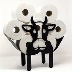 Temu Whimsical Cow Toilet Paper Holder 8 Rolls