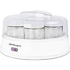 White Yoghurt Makers Orbegozo 17621 15W Yoghurt Maker