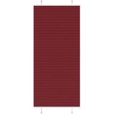 vidaXL Pleated Blind Bordeaux Red 90x200 cm