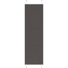 vidaXL Plisserad Persienn Svart 65 x 200 cm