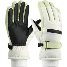 Beige Gloves ZIZOCWA Waterproof Snow Gloves - Beige