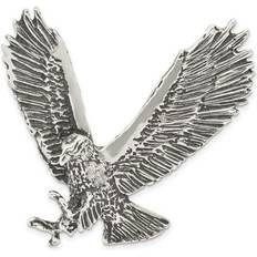 Charms & Pendants Diamond2Deal 925 Sterling Silver Antiqued and Textured Eagle Chain Slide Charm Pendant for Men