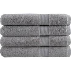 Gull Håndklær vidaXL Premium Sauna Towels 80 x 200 cm Set of 4 Bath Towel Gold, Grey