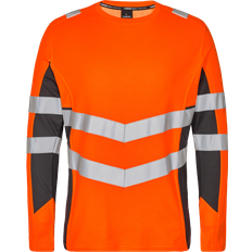 FE Engel Arbeidsoverdele FE Engel T-Shirt 9545 - Orange/Grå