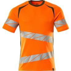 Workwear & Equipment Mascot Accelerate Safe Modern Fit T-Shirt - Hi-Vis Orange/Moss Green