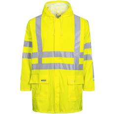 PU Regnjakke - High-Vis Gul