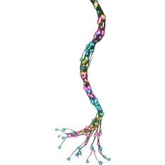 Lumineo Led-Lichterkette 220 V Bunt Grün Lichterkette 10 Lampen