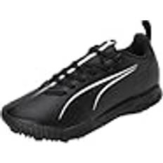 White Football Shoes Puma Ultra 5 Play TT JR Soccer Shoe - Black White