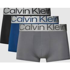 Calvin Klein Microfibra Intimo maschile Calvin Klein Low Rise Trunks - Steel Micro