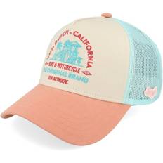 Von Dutch Kläder Von Dutch Surfkeps - Beige/Turquoise/Beige/Pink