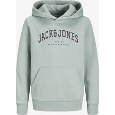 Overdeler Jack & Jones Jjecaleb Varsity Sweat Hood Grön