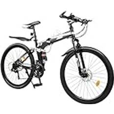 Mtb cykel 26 tommer Hanmorfarbi 26 Tum 21 Växlar Mountainbike Svart Silver