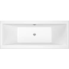 Built-In Built-In Bathtubs Nuie Asselby Double Ended Bath 1700mm x 750mm