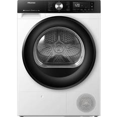 Hisense 3S Series DH3S902BW3 Heat Pump Tumble Dryer White, Black, Multicolour