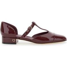 Ferragamo Ballerinas Ferragamo Ferragamo-Linette Flat Shoes - Bordeaux/Donna