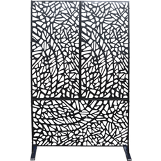 Furniture Kozyard Metal Privacy Screen 74 x 47.2 in Room Divider