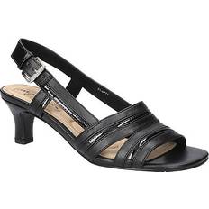 Heeled Sandals Easy Street Meghan Heeled Sandals - Black