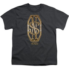 Fantastic Beasts Scamander Monogram Short Sleeve Tee - Charcoal
