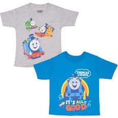 Thomas & Friends T-shirts Children's Clothing Thomas & Friends Boys Graphic Tees Short Sleeve T Shirt Gray/Blue-Green