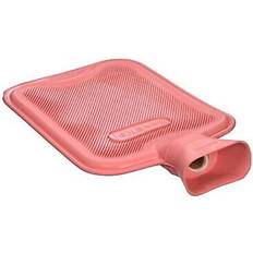 Red Heating Products HomeTop Rubber hot water bottle bag warm relaxing heat cold therapy red 2l 67.63 Fl Oz (Pack of 1)